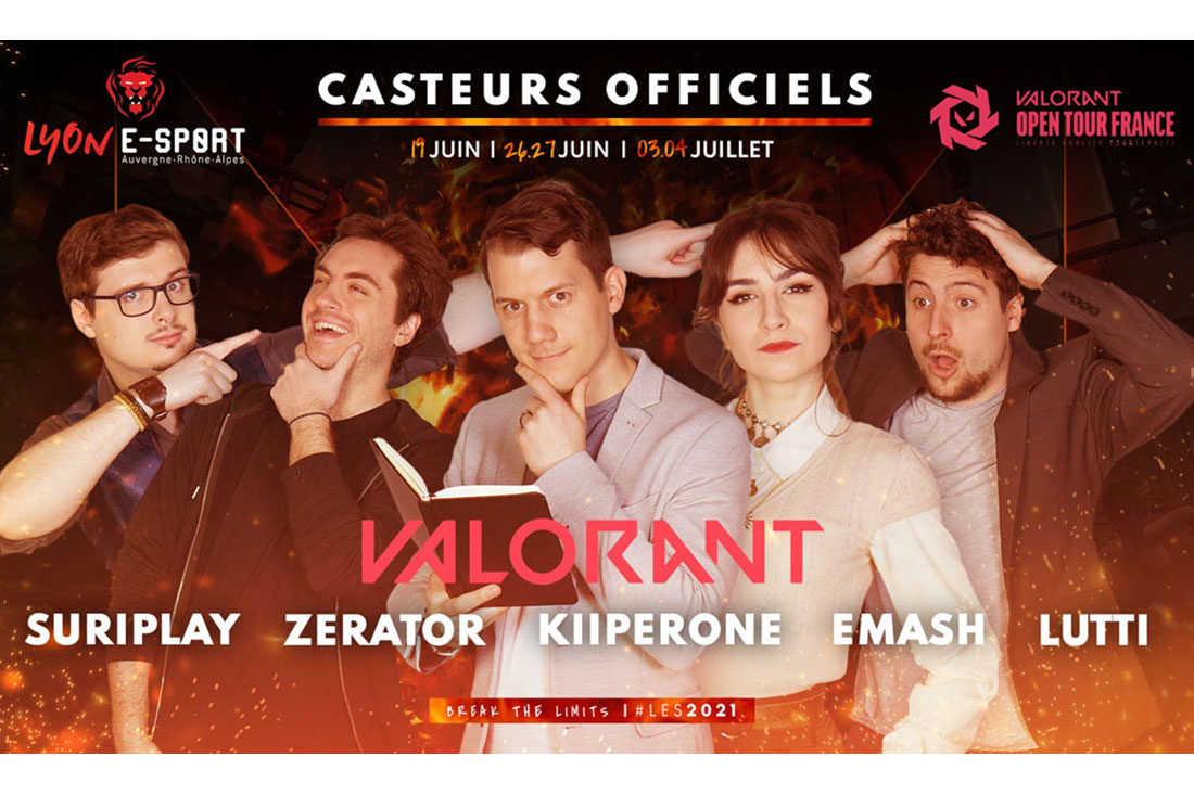 Caster officiel Lyon E-sport